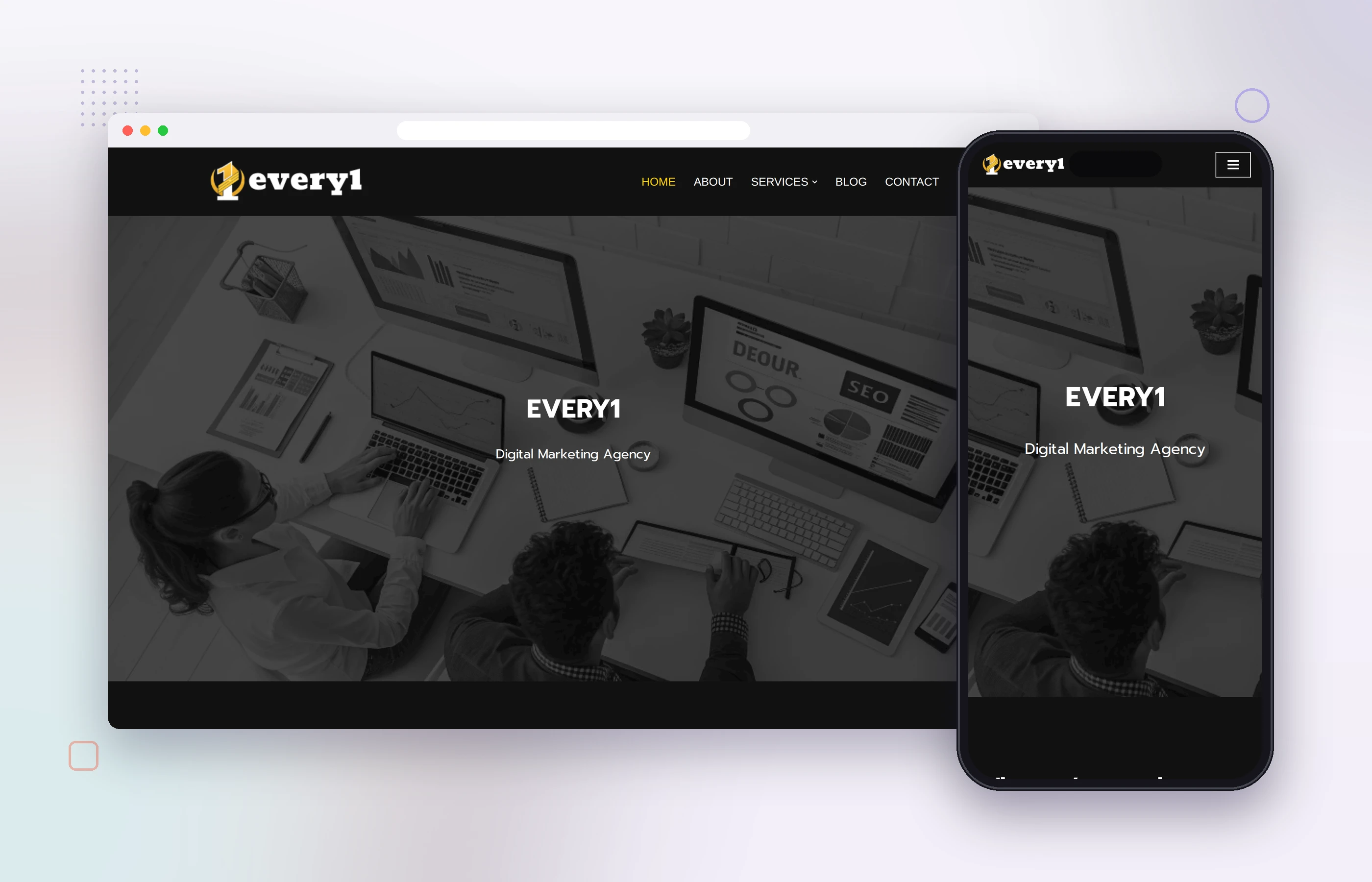 EVERY1 Agency Website Design