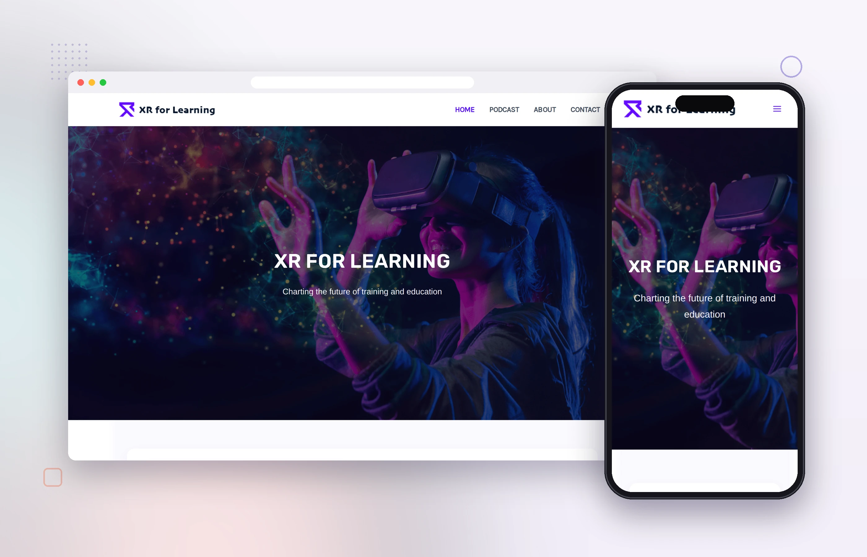 XR for Learning Platform